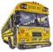 school bus vintage - GIF animado grátis