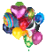 Birthday Balloons - Бесплатный анимированный гифка анимированный гифка