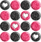 Background. Black. Pink. Heart. Gif. Leila - Δωρεάν κινούμενο GIF κινούμενο GIF