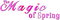 The Magic Of Spring.Text.Pink - darmowe png animowany gif
