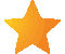 Etoile orange - GIF animé gratuit