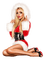 Femme Rouge Blanc Noir Noel:) - png gratis GIF animasi