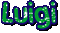 Luigi text - Bezmaksas animēts GIF animēts GIF