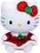 Hello kitty noël peluche christmas cuddly toy