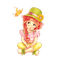 Pretty Spring girl - Free PNG Animated GIF