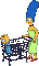 Marge simpson - Darmowy animowany GIF animowany gif