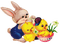 Kaz_Creations Easter Bunny Chicks Deco - PNG gratuit GIF animé