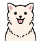 White Dog Kiss - GIF animé gratuit GIF animé