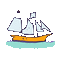 Charm City Boat - Besplatni animirani GIF animirani GIF