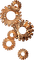 Steampunk.Gears.Brown - png gratuito GIF animata