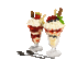 Ice cream. Dessert. Leila - 無料のアニメーション GIF アニメーションGIF