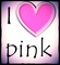 i love pink - Gratis geanimeerde GIF