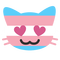 Transgender cat - PNG gratuit GIF animé