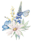 kikkapink flowers blue daisy butterfly yellow