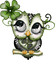 st. Patrick owl  by nataliplus - bezmaksas png animēts GIF