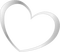 Frame heart sylver - PNG gratuit GIF animé