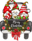 Christmas Gnomes Car Text - Bogusia - kostenlos png Animiertes GIF