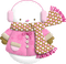 Pink Snowman - darmowe png animowany gif