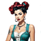 ♡§m3§♡ rockabilly female red image - 免费PNG 动画 GIF