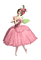 kikkapink spring pink ballerina girl woman - ilmainen png animoitu GIF