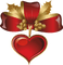 Kaz_Creations Heart Hearts Love Valentine Valentines  Christmas - zdarma png animovaný GIF