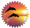 dolceluna purple orange summer sunset - PNG gratuit GIF animé