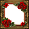 Frame.Cadre.Red.Flowers.Victoriabea - PNG gratuit GIF animé