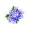kikkapink deco scrap blue flower - бесплатно png анимированный гифка