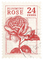 blooming rose stamp - PNG gratuit GIF animé