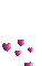 Animated.Hearts.Pink - Nemokamas animacinis gif animuotas GIF