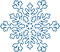 Snowflake Winter - GIF animé gratuit