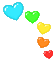 Hearts - Bezmaksas animēts GIF animēts GIF