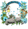 Blumen, Steine, Pilze, Lampen - Free PNG Animated GIF