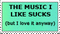 the music i like sucks - Nemokamas animacinis gif