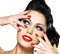 woman finger nails bp - png gratis GIF animasi