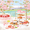 soave background animated spring table breakfast - 免费动画 GIF 动画 GIF