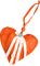 Heart.White.Orange - bezmaksas png animēts GIF