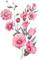 pink flowers deco - δωρεάν png κινούμενο GIF