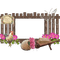 Kaz_Creations Deco Flowers Garden Frame - PNG gratuit GIF animé