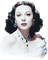 soave woman vintage face hedy lamarr brown blue - 免费PNG 动画 GIF