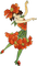Elfe, Blumenfee, rot - gratis png animeret GIF