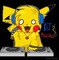 DJ Pikachu - zadarmo png animovaný GIF