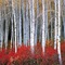 birch tree forest - PNG gratuit GIF animé