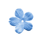kikkapink deco scrap blue flower - bezmaksas png animēts GIF