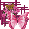 Ladybird - Butterflies and flowers - Gratis geanimeerde GIF geanimeerde GIF