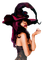 halloween witch by nataliplus - png gratuito GIF animata