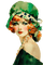 loly33 femme vintage - png gratuito GIF animata
