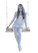 tube femme Balançoire - Free PNG Animated GIF