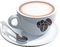 Kaz_Creations Coffee Tea Cup Saucer - png gratis GIF animado