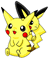 Pikachu & Pichu (Pikachu et Pichu) - Animovaný GIF zadarmo animovaný GIF